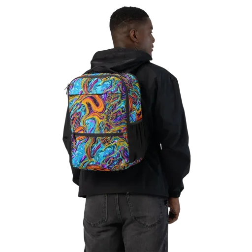 Vivid Gyre on a Utility Backpack