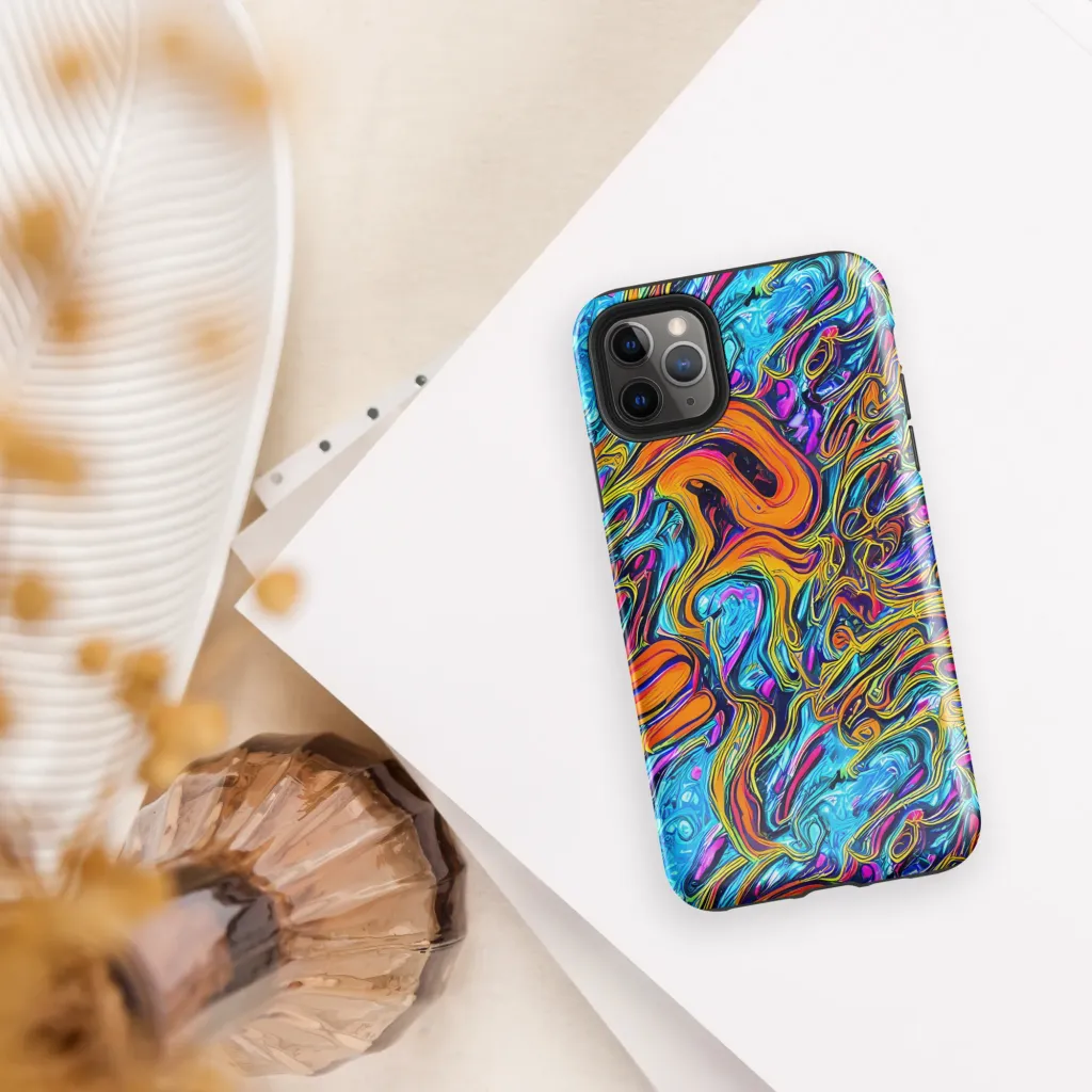 Vivid Gyre on Tough Case for iPhone® — Front