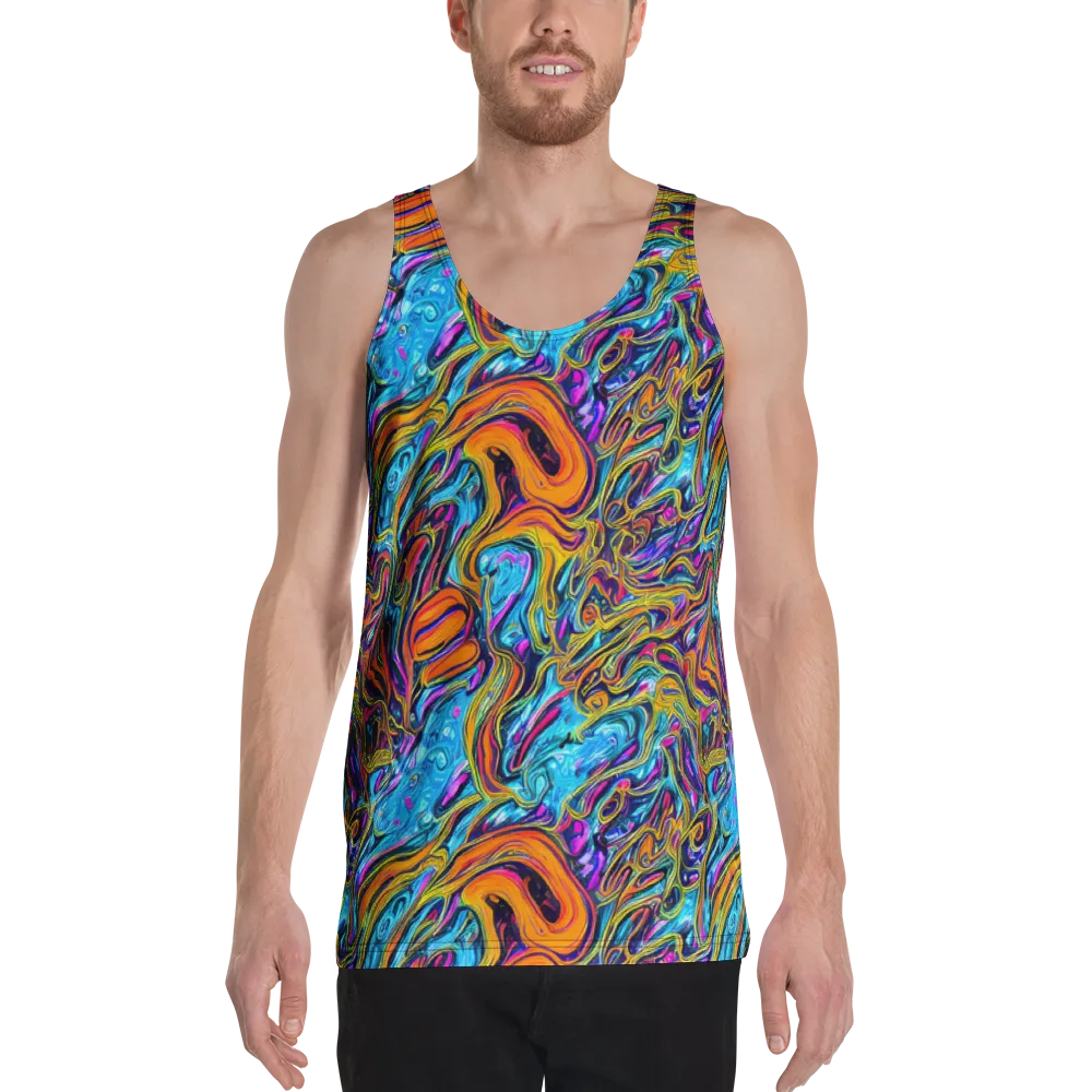 Vivid Gyre on Men's Tank Top — Front
