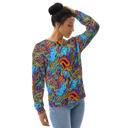 Vivid Gyre on a Sweatshirt
