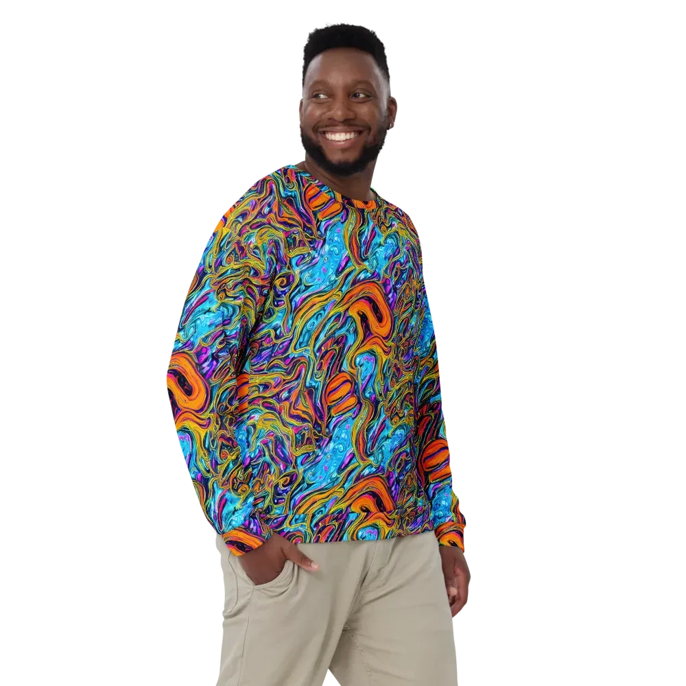 Vivid Gyre on Sweatshirt — Front