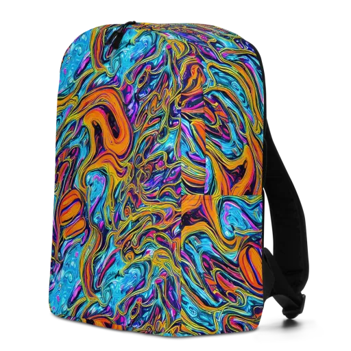 Vivid Gyre on a Minimalist Backpack