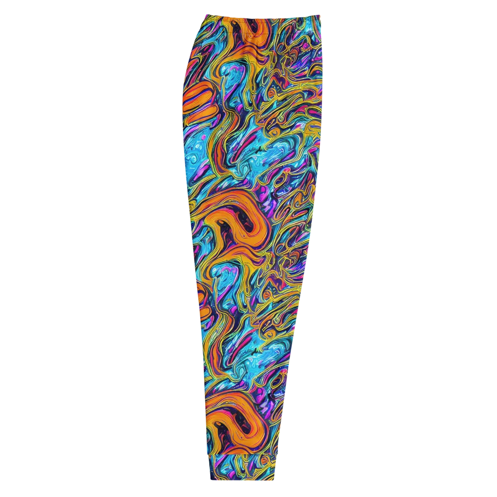 Vivid Gyre on Men's Joggers — Right