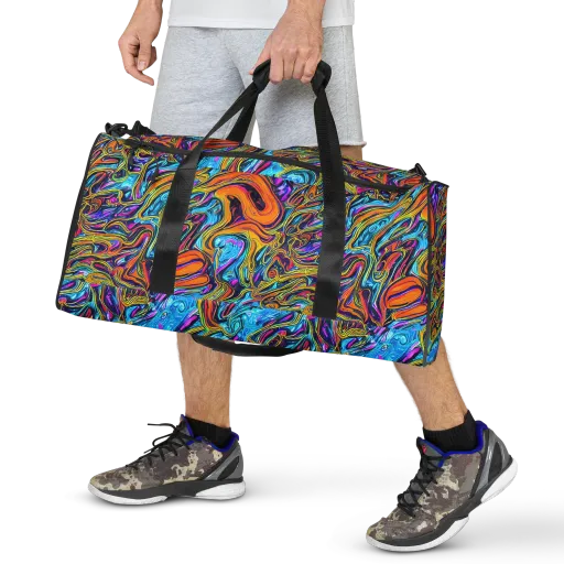 Vivid Gyre on a Duffle Bag