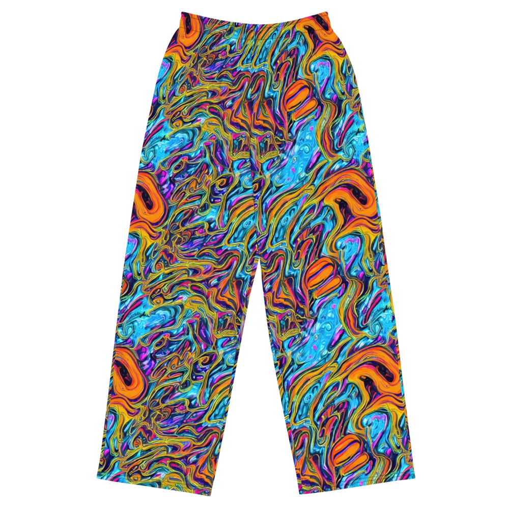 Vivid Gyre on Wide-Leg Pants — Front