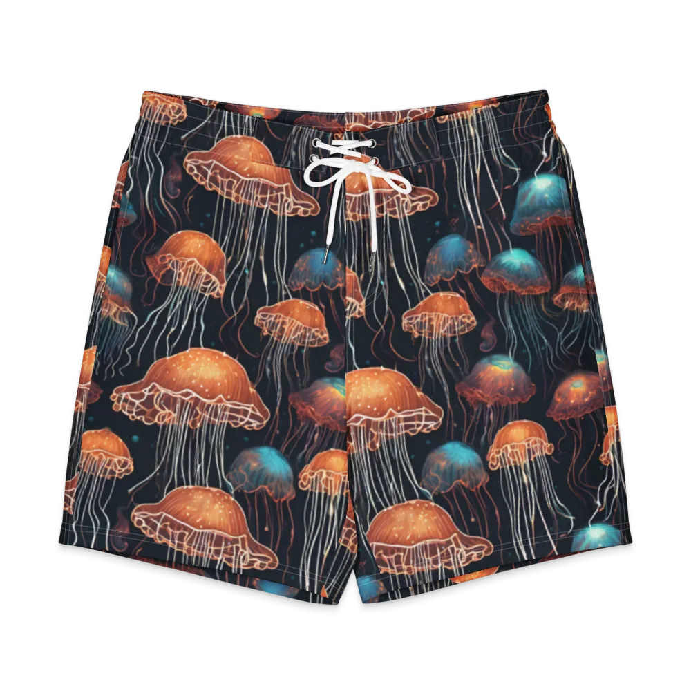 Ocean After Dark on Men's Board Shorts — Front