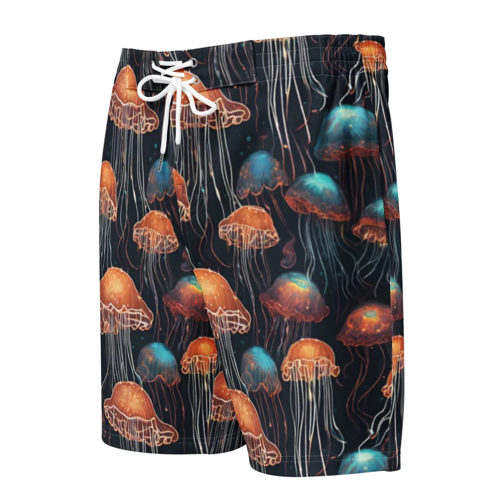 Ocean After Dark on Men's Board Shorts — Front