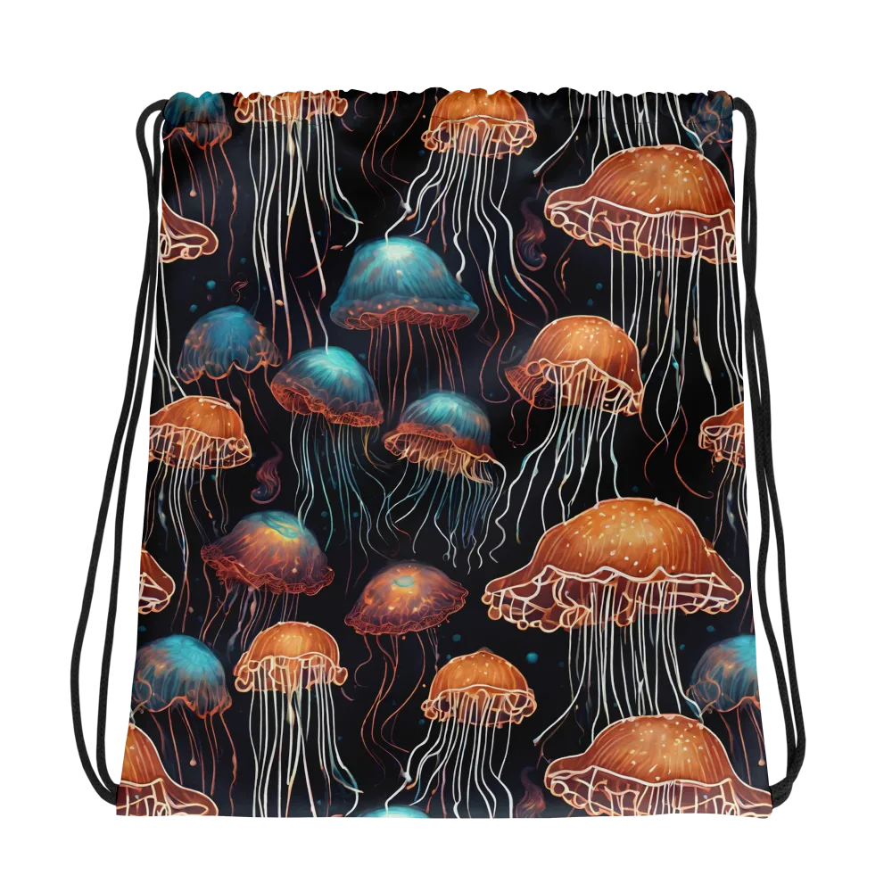 Ocean After Dark on Drawstring Bag — Photo