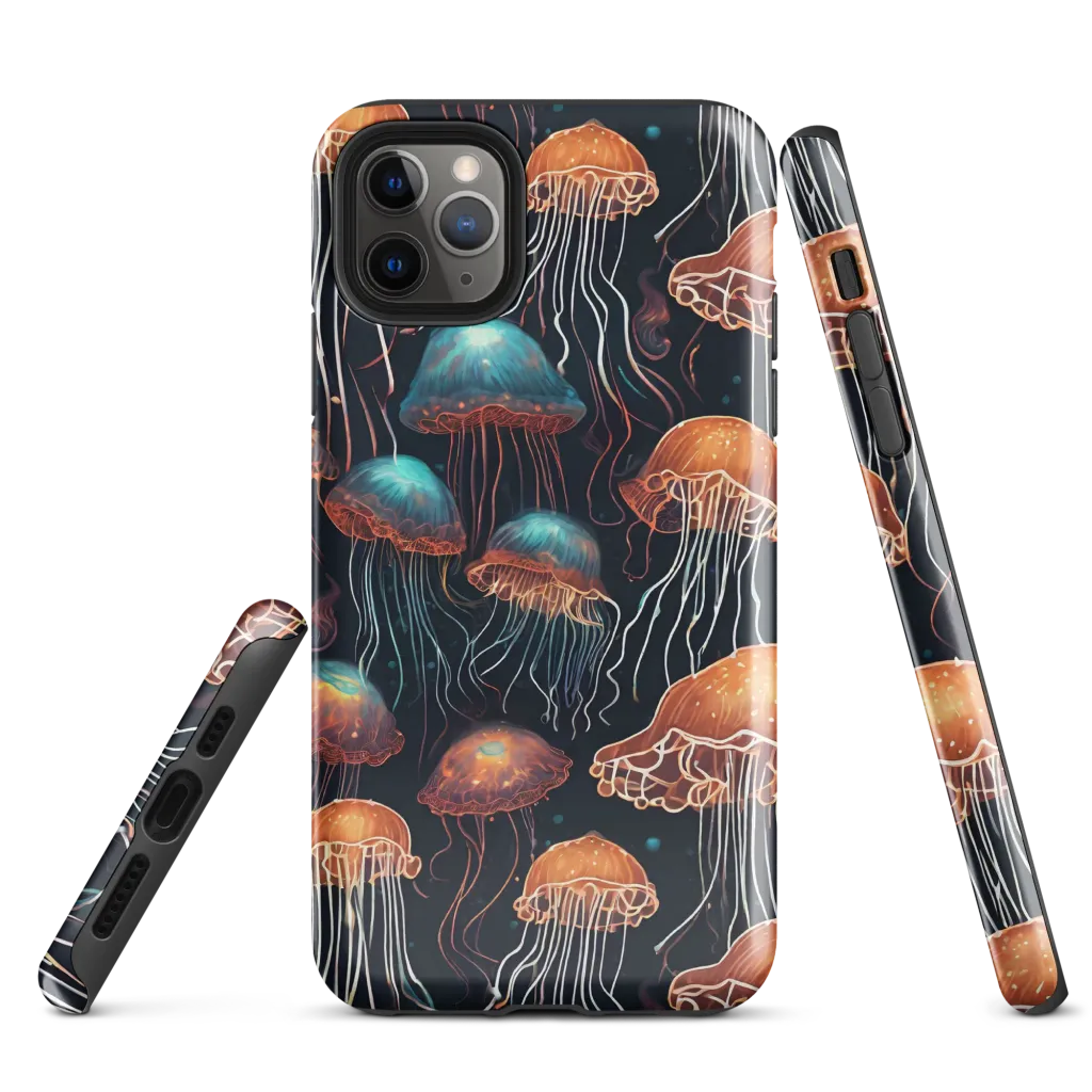 Ocean After Dark on Tough Case for iPhone® — Front