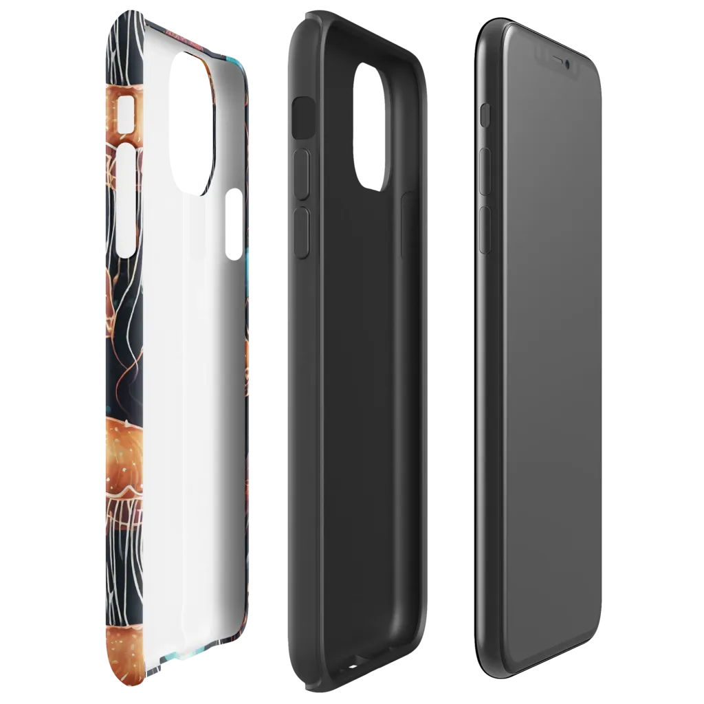 Ocean After Dark on Tough Case for iPhone® — Right