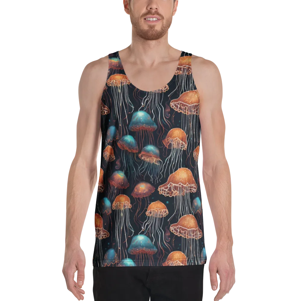 Ocean After Dark on Men's Tank Top — Front