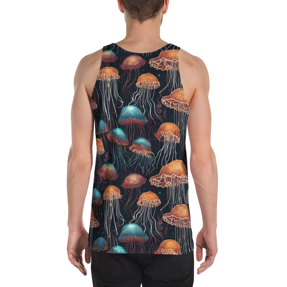 Ocean After Dark on Men's Tank Top — Back