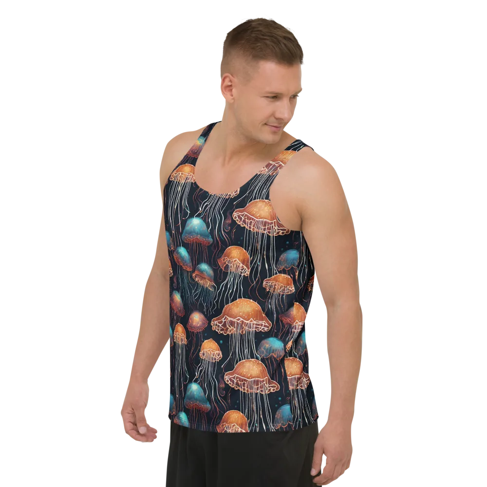 Ocean After Dark on Men's Tank Top — Left Front