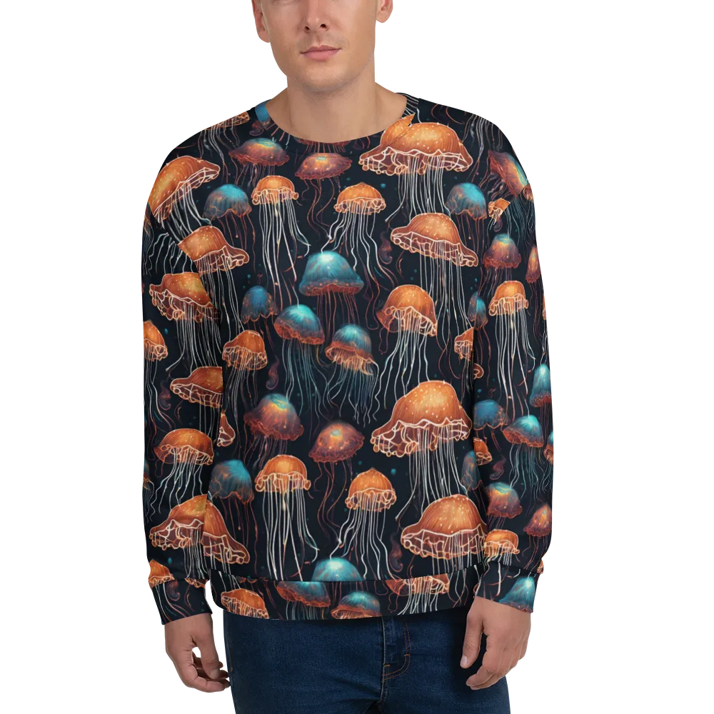 Ocean After Dark on Sweatshirt — Front