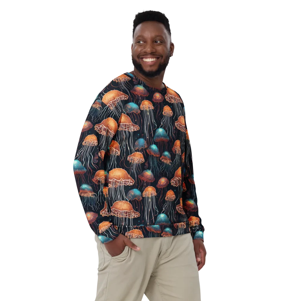 Ocean After Dark on Sweatshirt — Front