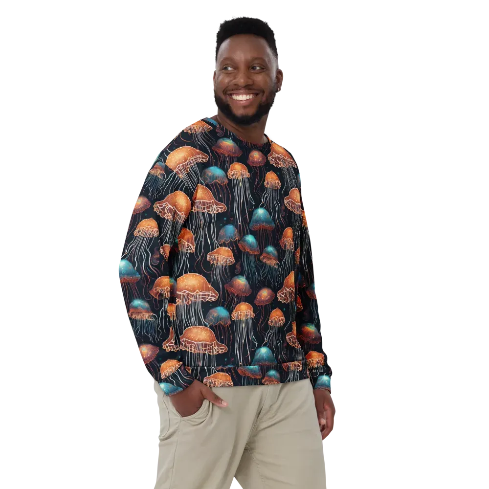 Ocean After Dark on Sweatshirt — Front
