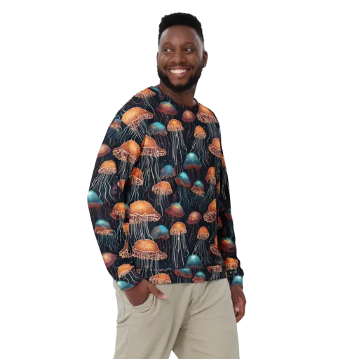 Ocean After Dark on a Sweatshirt