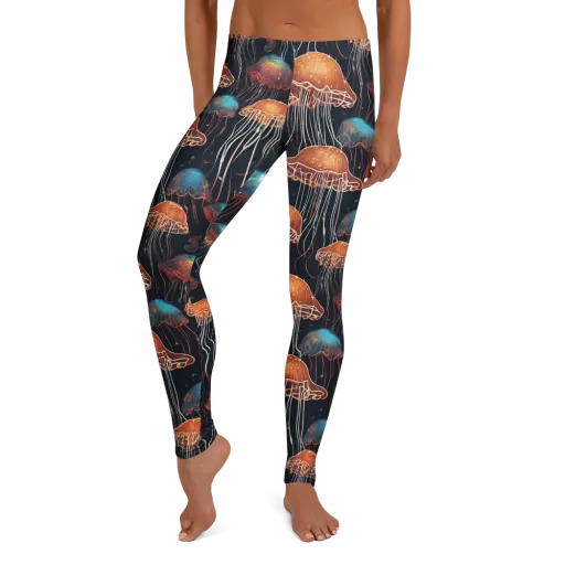 Ocean After Dark on a Leggings