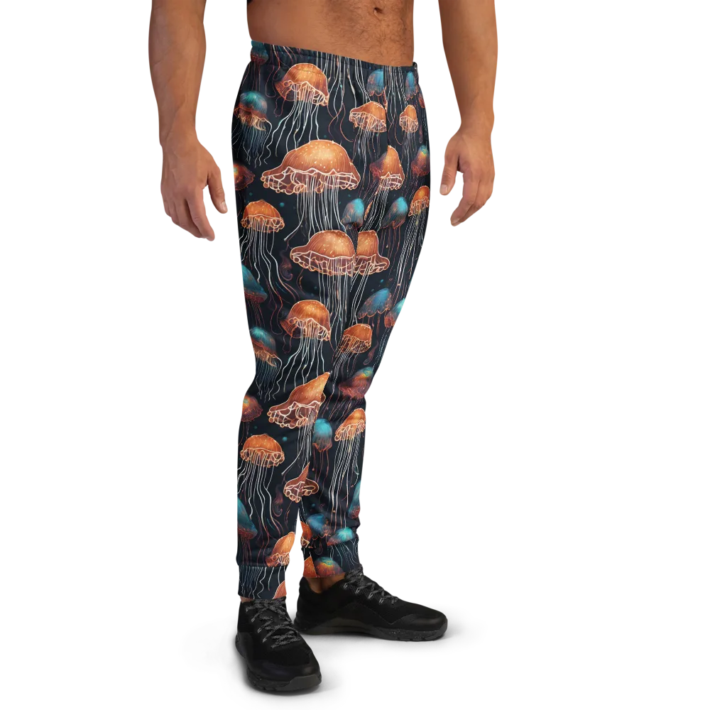 Ocean After Dark on Men's Joggers — Right