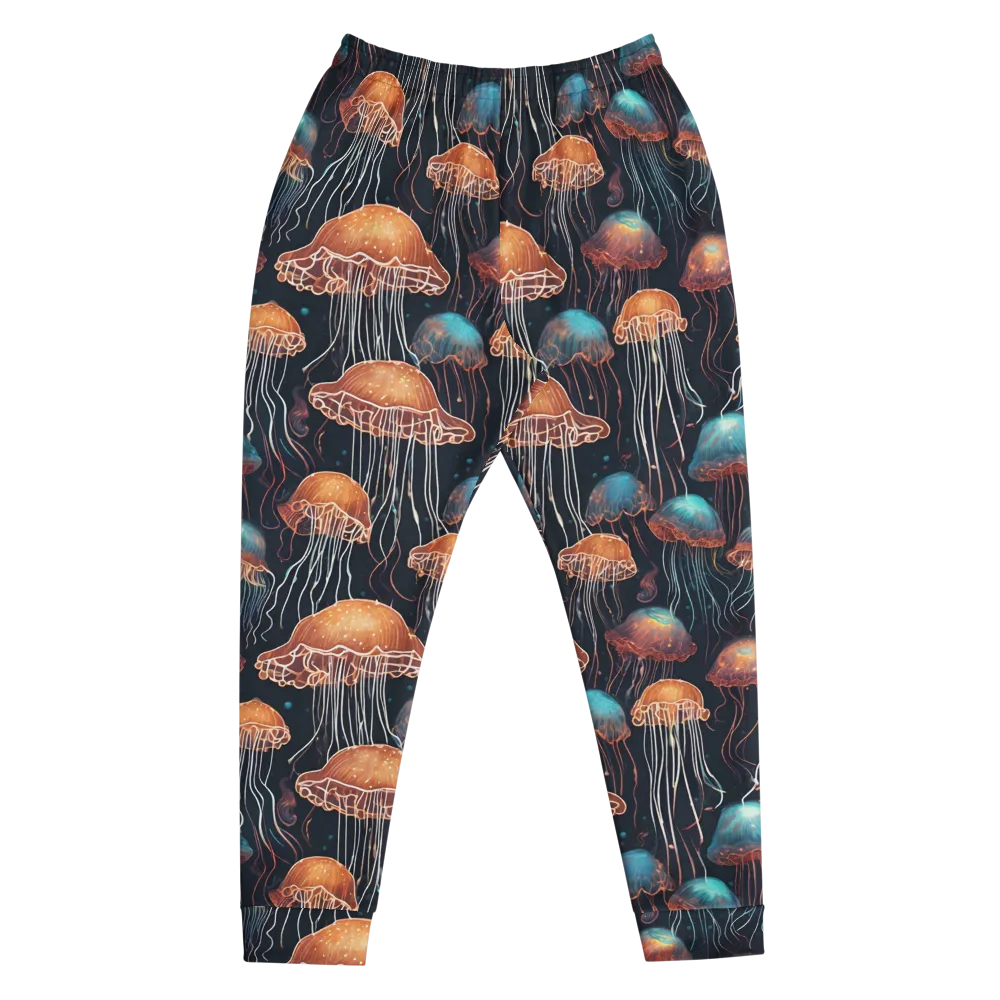 Ocean After Dark on Men's Joggers — Front