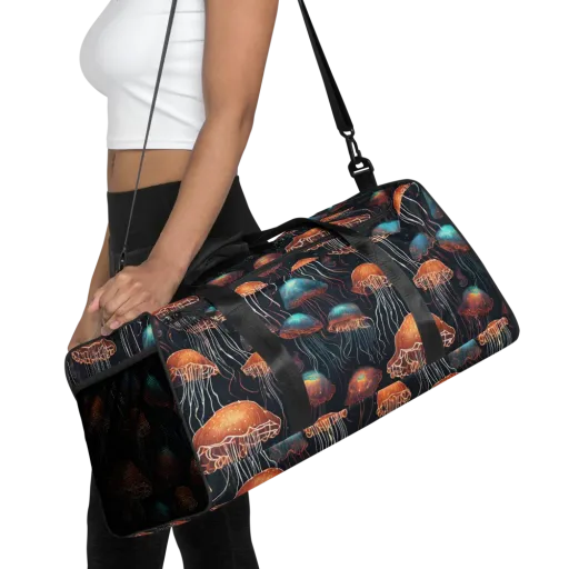Ocean After Dark on a Duffle Bag
