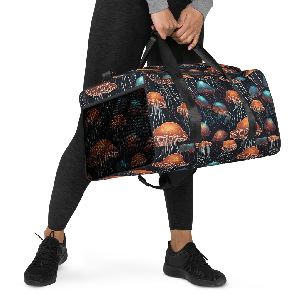 Ocean After Dark on Duffle Bag — Right Front