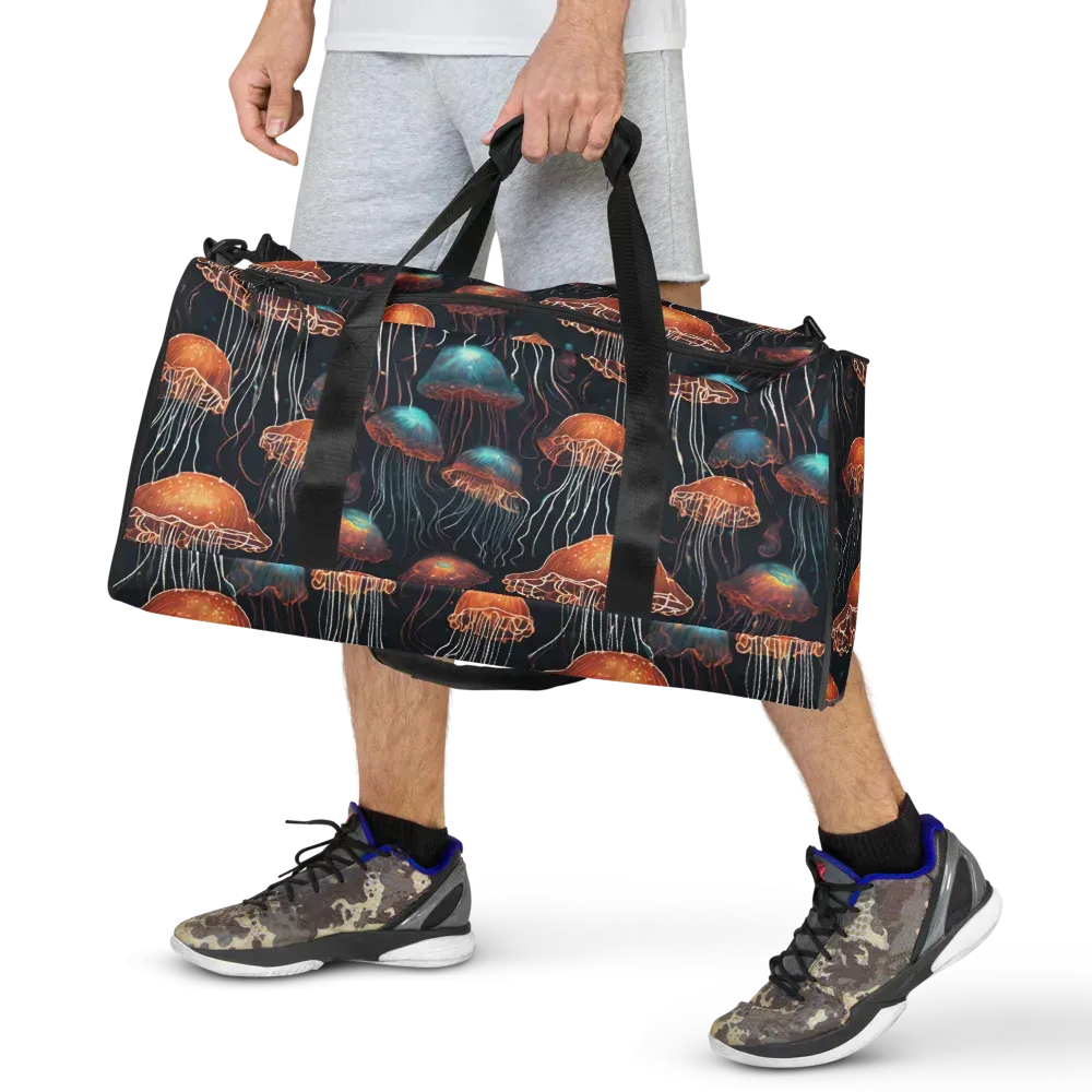 Ocean After Dark on Duffle Bag — Front