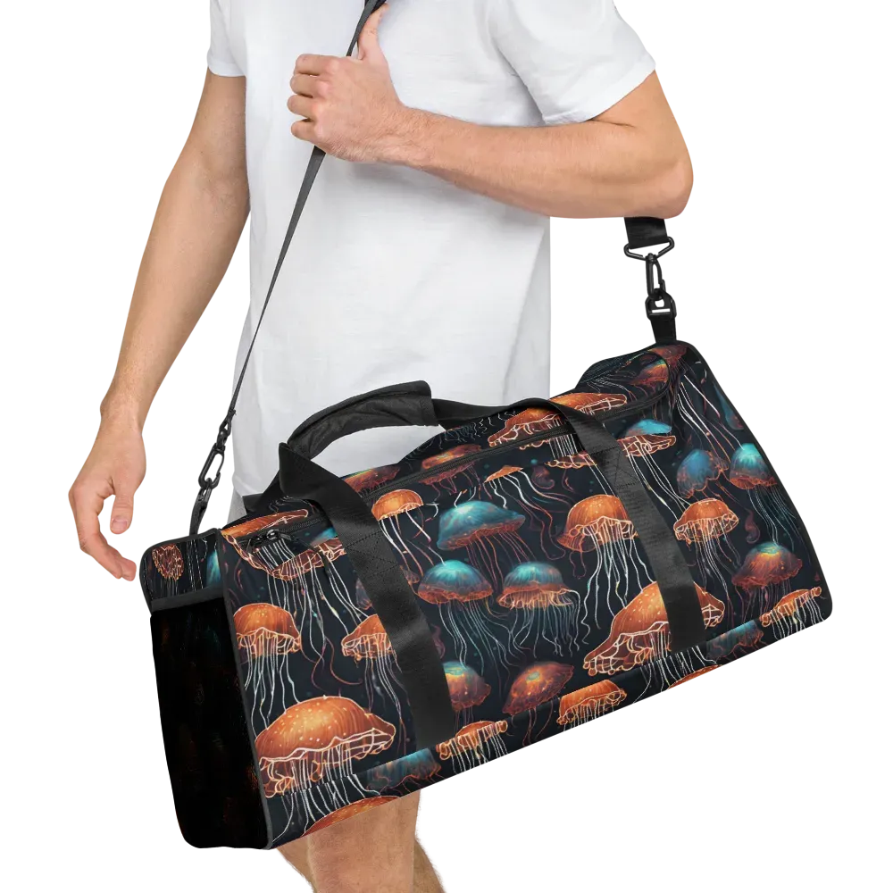 Ocean After Dark on Duffle Bag — Right Front