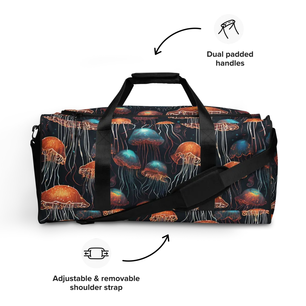 Ocean After Dark on Duffle Bag — Front