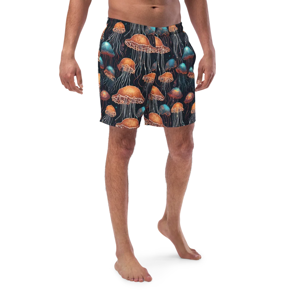 Ocean After Dark on Swim Trunks — Front