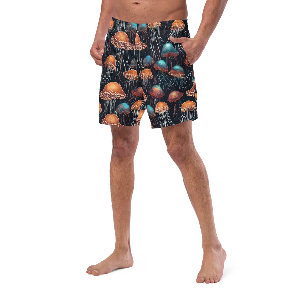 Ocean After Dark on Swim Trunks — Left Front