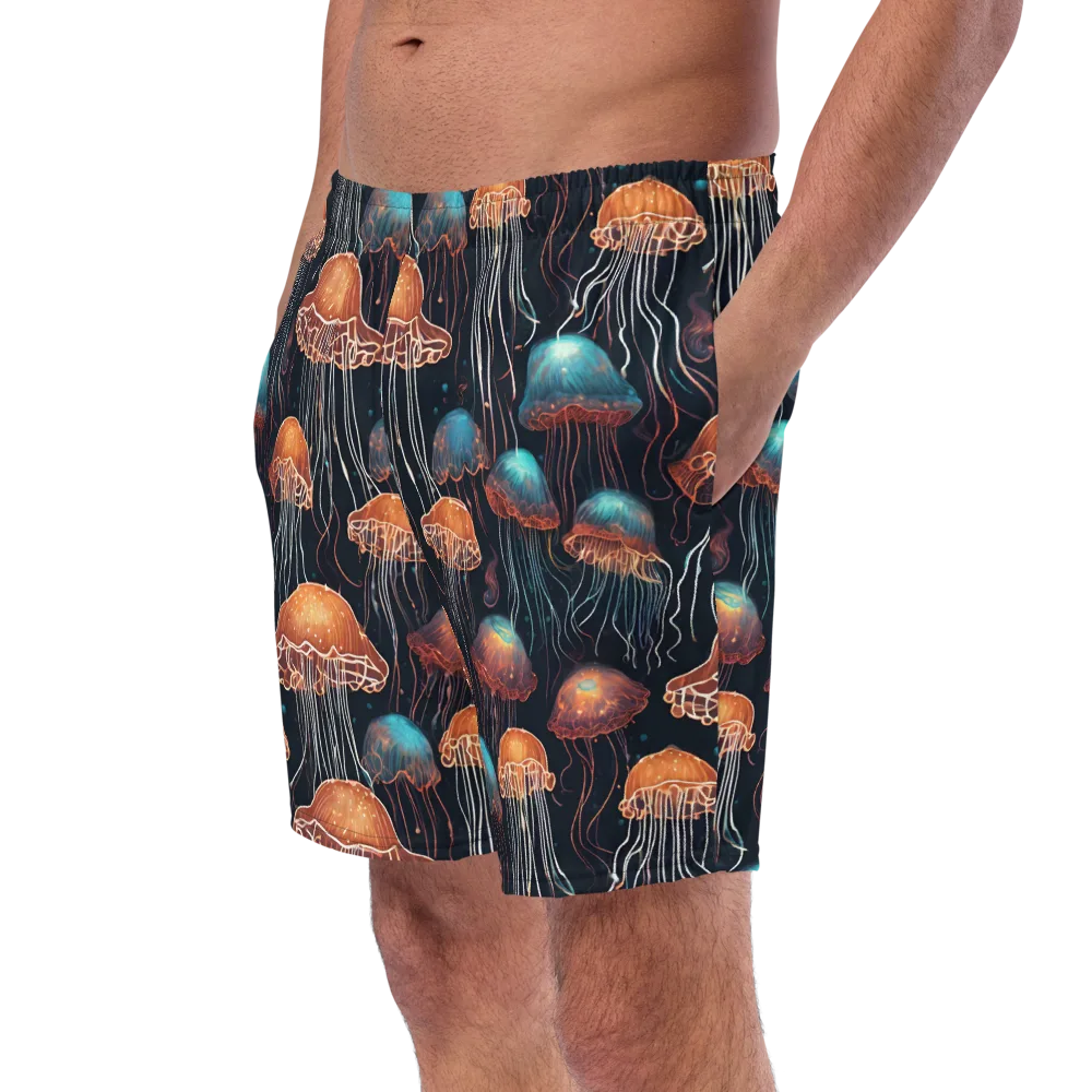 Ocean After Dark on Swim Trunks — Left Front