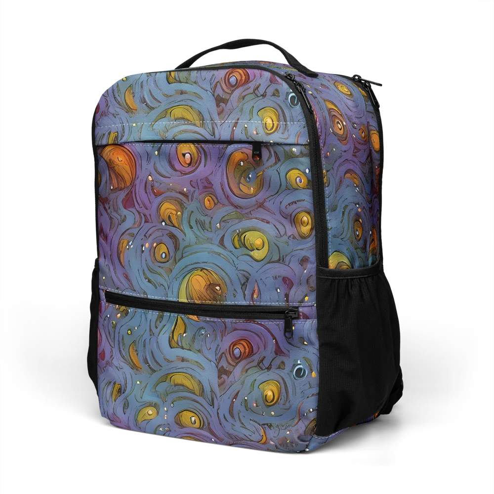 Amber Eye Garden on Utility Backpack — Left Front
