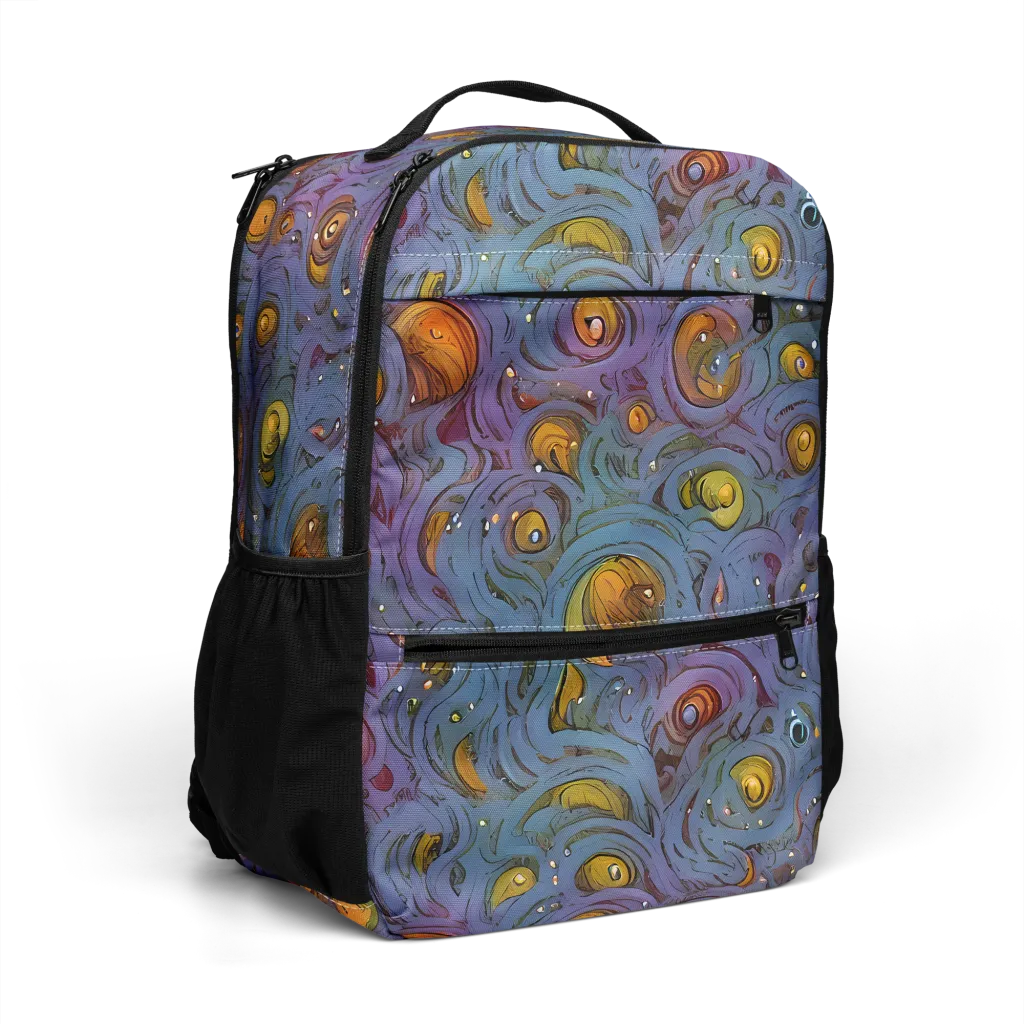 Amber Eye Garden on Utility Backpack — Right Front