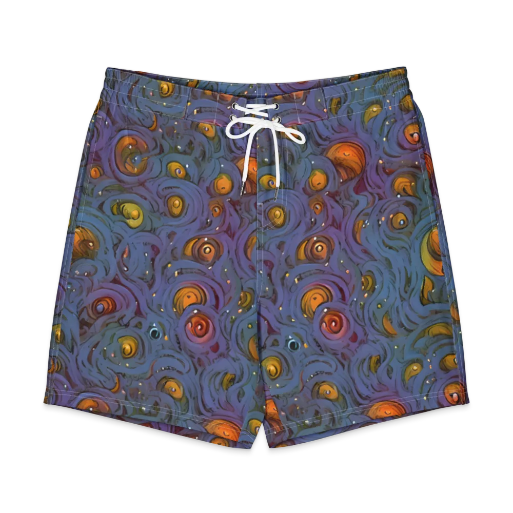 Amber Eye Garden on Men's Board Shorts — Front