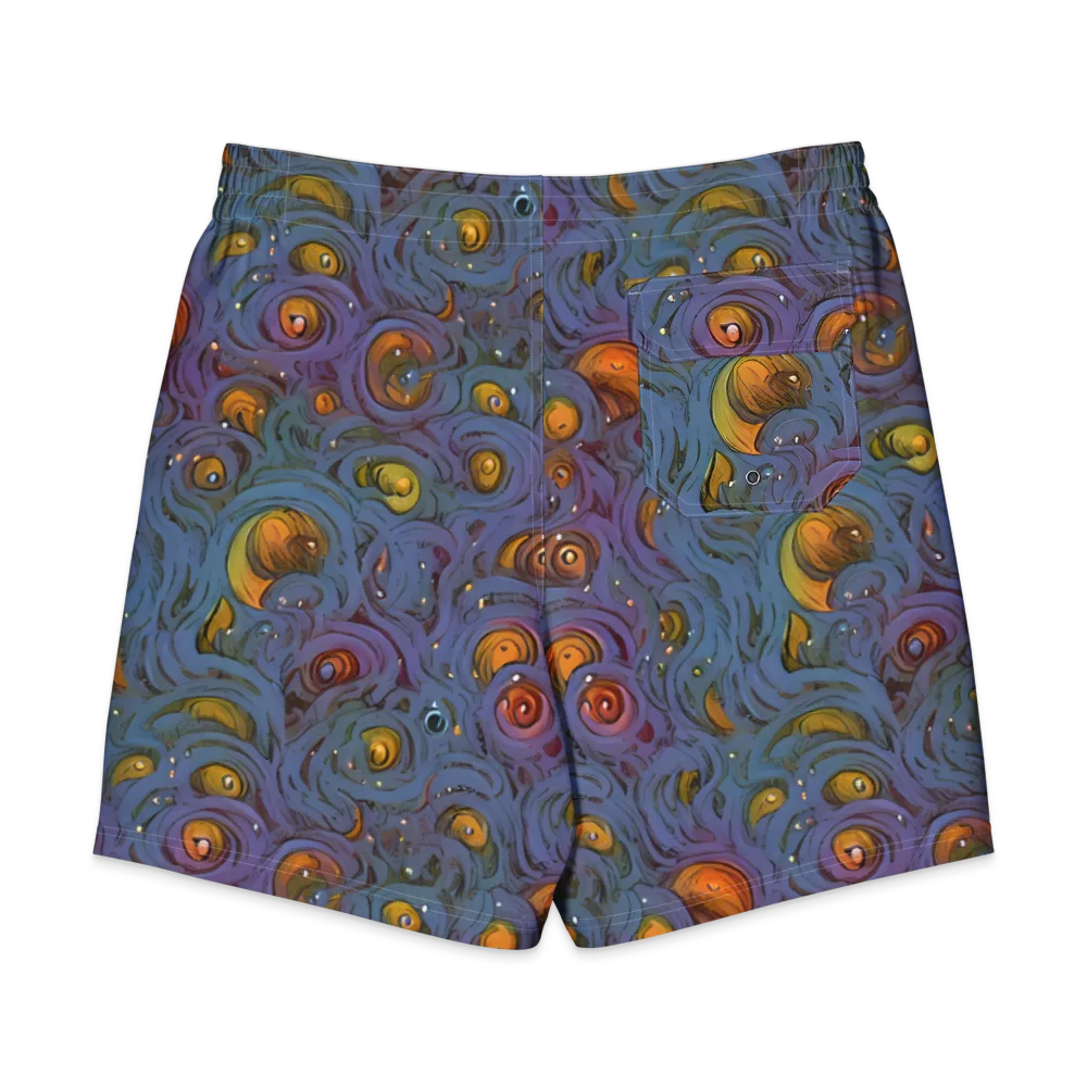 Amber Eye Garden on Men's Board Shorts — Back