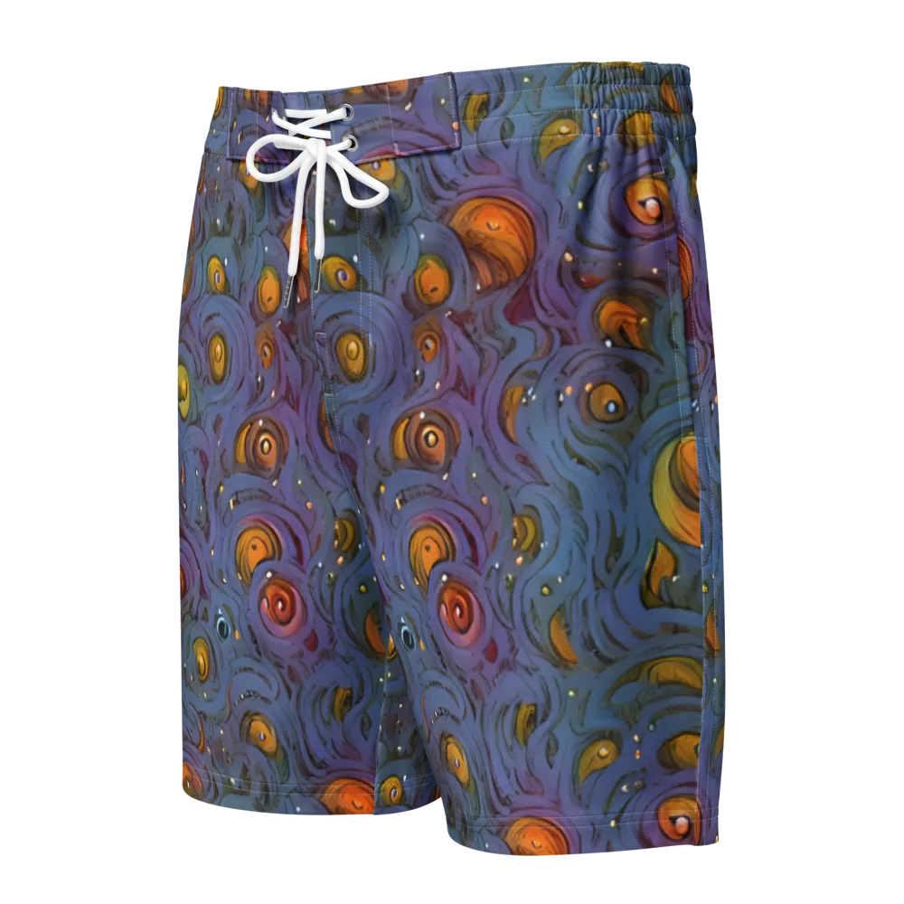 Amber Eye Garden on Men's Board Shorts — Front