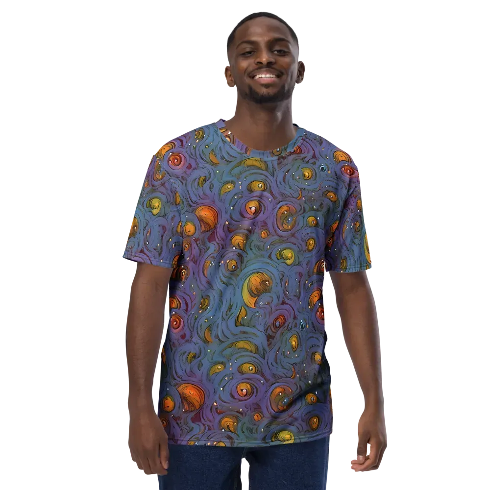 Amber Eye Garden on Men's Crew Neck T-Shirt — Front
