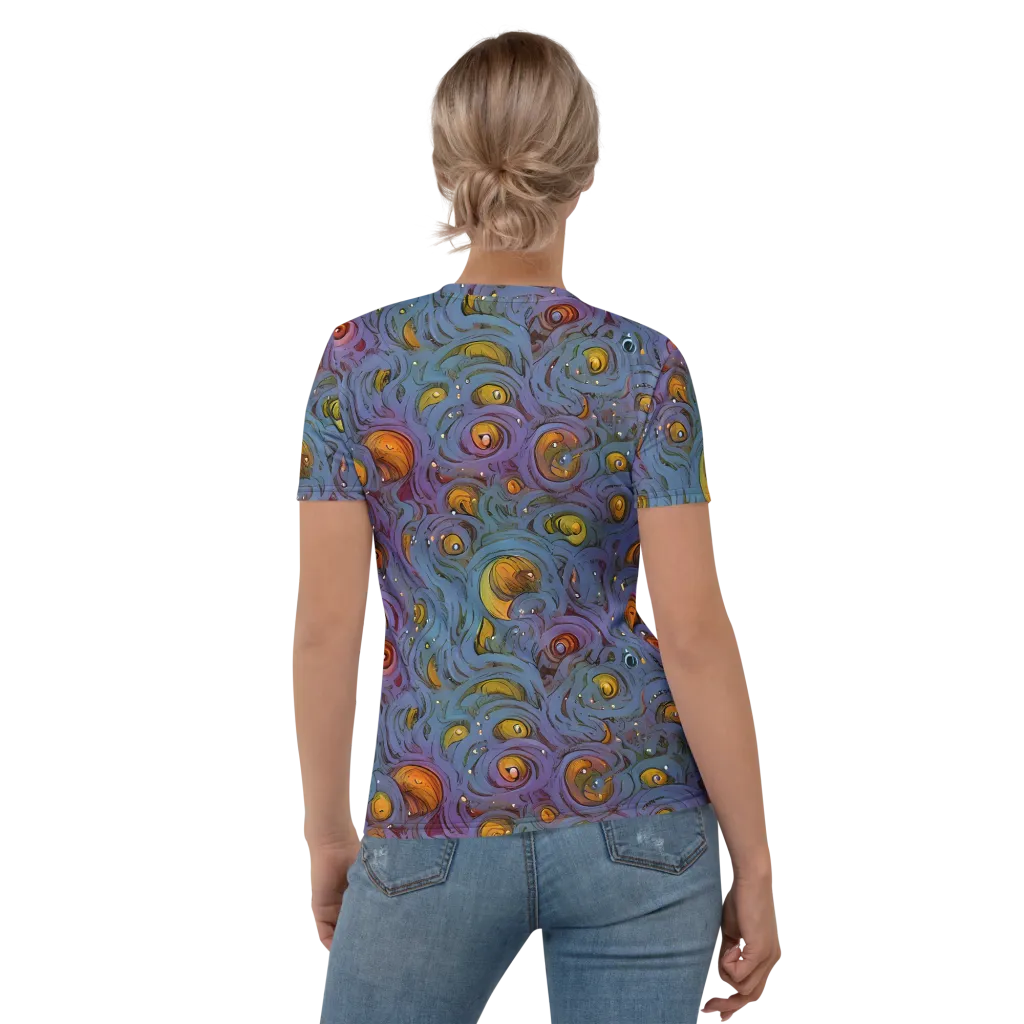 Amber Eye Garden on Women's Crew Neck T-Shirt — Back