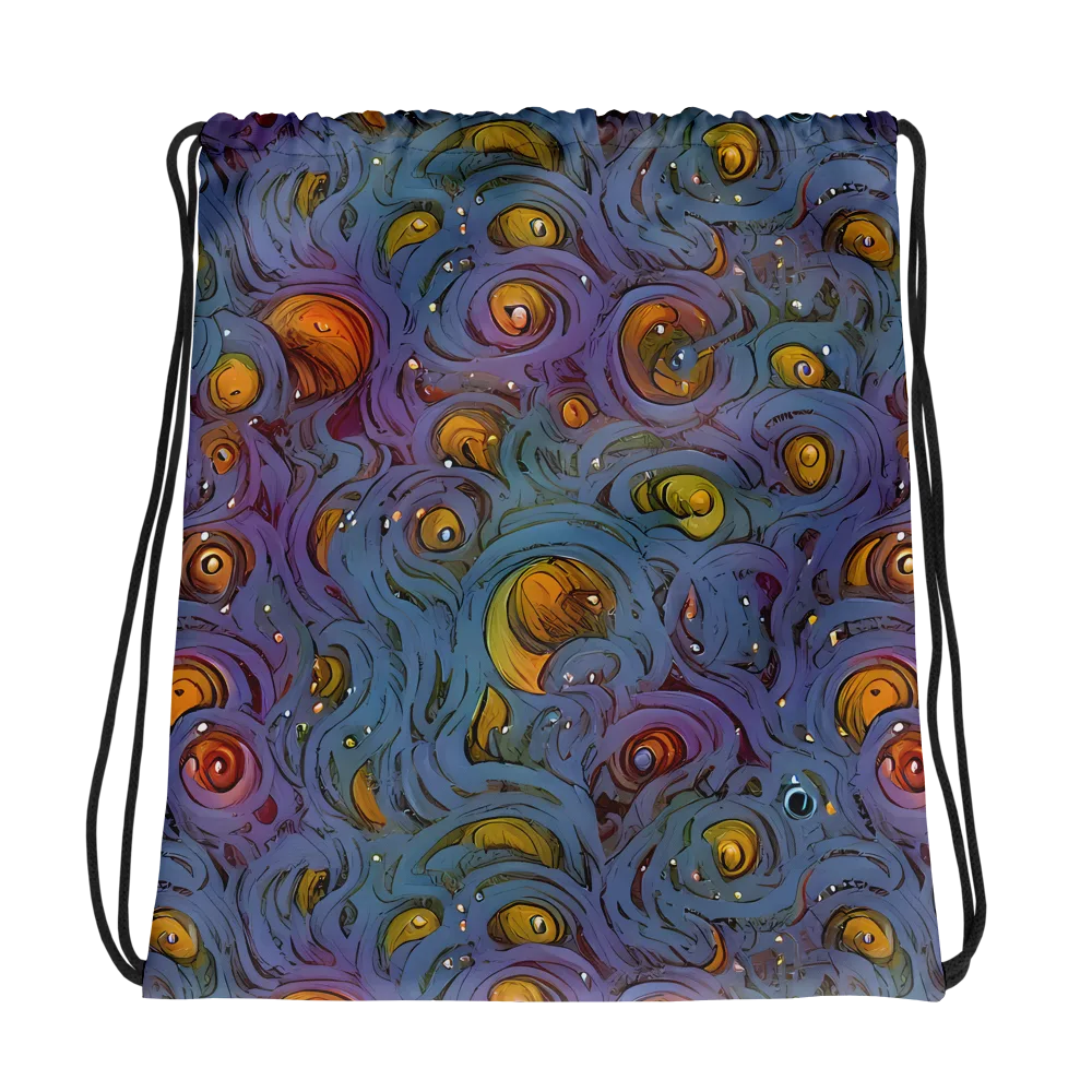 Amber Eye Garden on Drawstring Bag — Photo