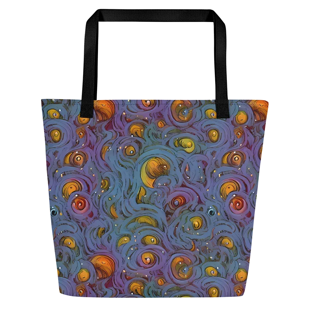 Amber Eye Garden on Large Tote Bag W/ Pocket — Front