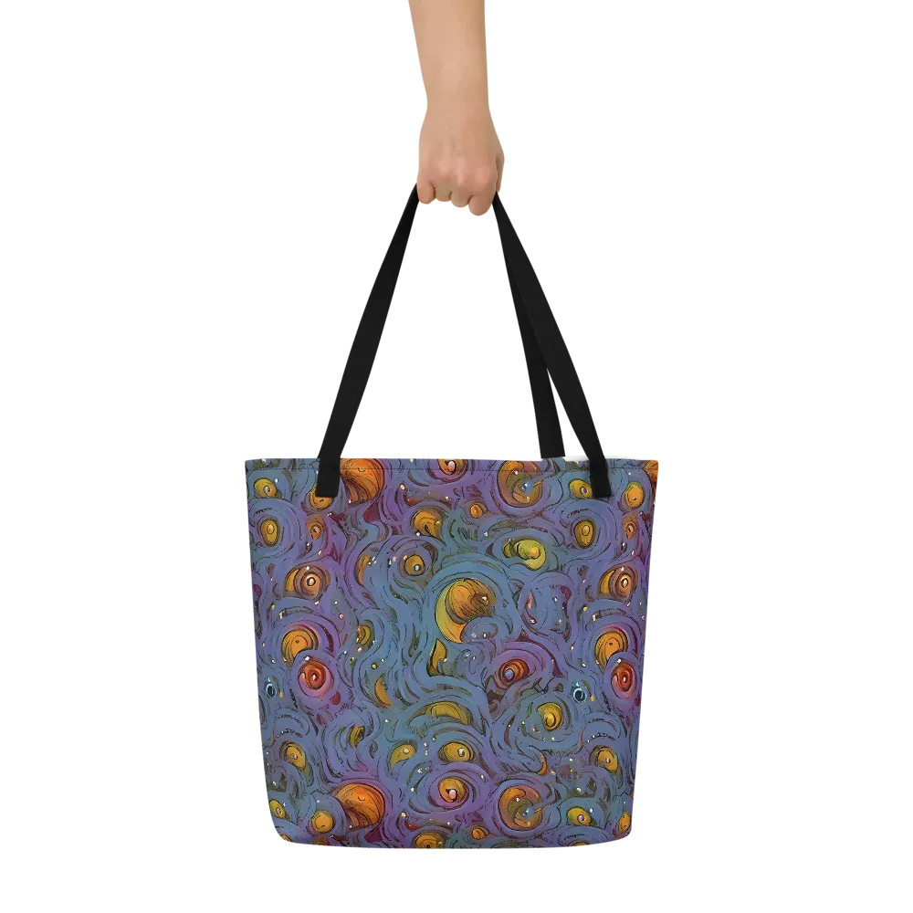 Amber Eye Garden on Large Tote Bag W/ Pocket — Front
