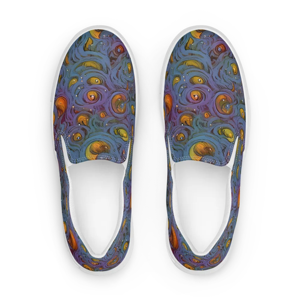 Amber Eye Garden on Women's Slip-On Canvas Shoes — Front