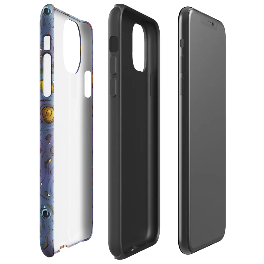 Amber Eye Garden on Tough Case for iPhone® — Right