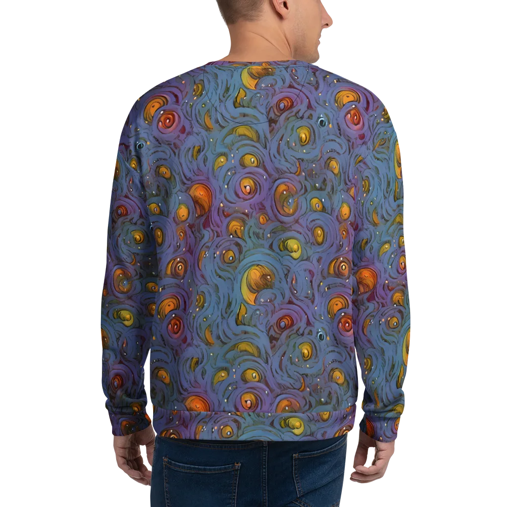 Amber Eye Garden on Sweatshirt — Back