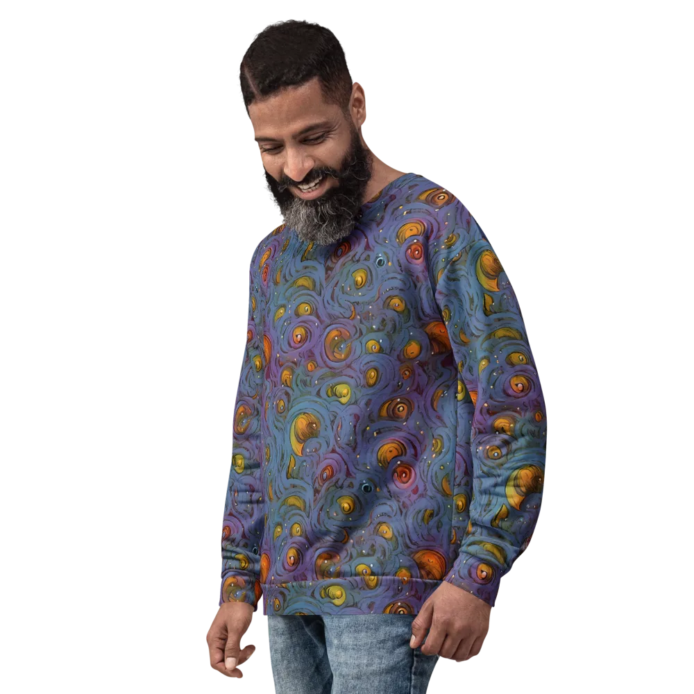 Amber Eye Garden on Sweatshirt — Left Front