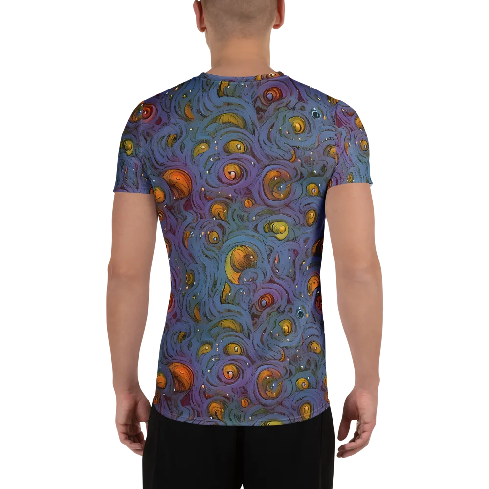 Amber Eye Garden on Men's Athletic T-Shirt — Back