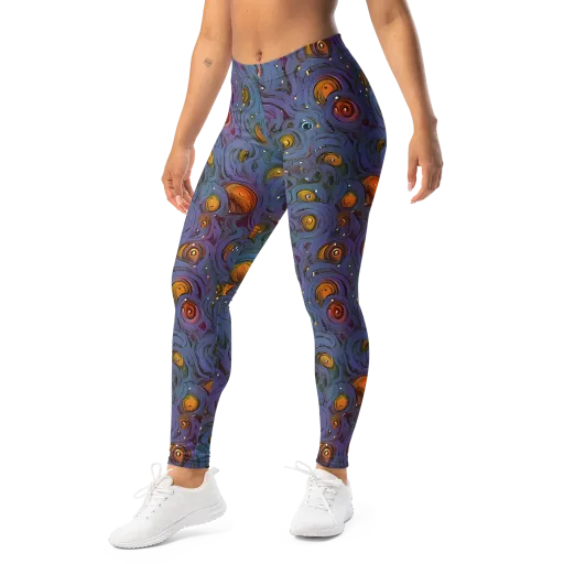 Amber Eye Garden on a Leggings