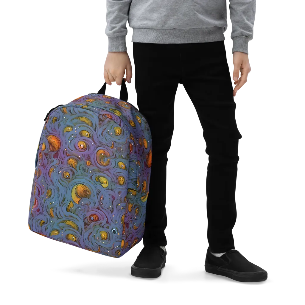 Amber Eye Garden on Minimalist Backpack — Zoomed-in