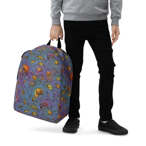 Amber Eye Garden on a Minimalist Backpack